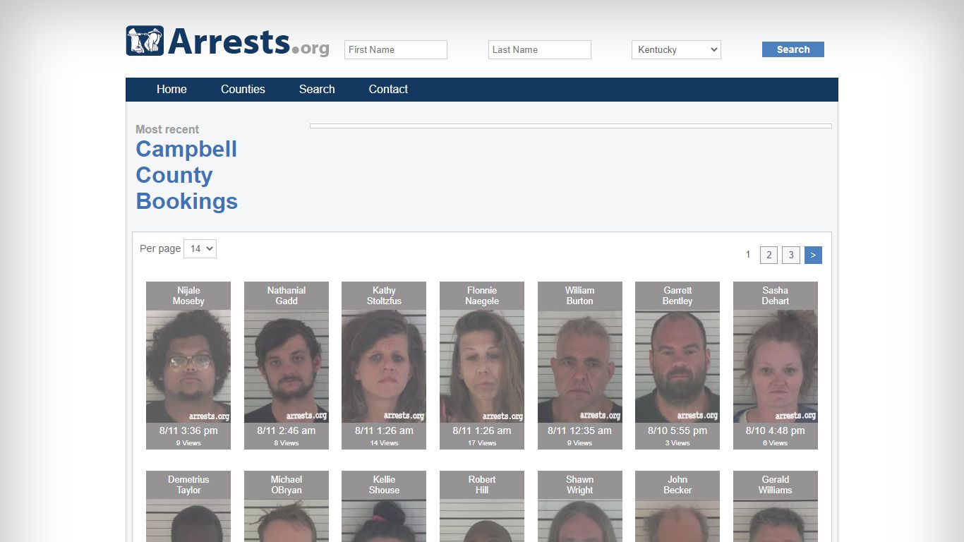 Campbell County Arrests and Inmate Search